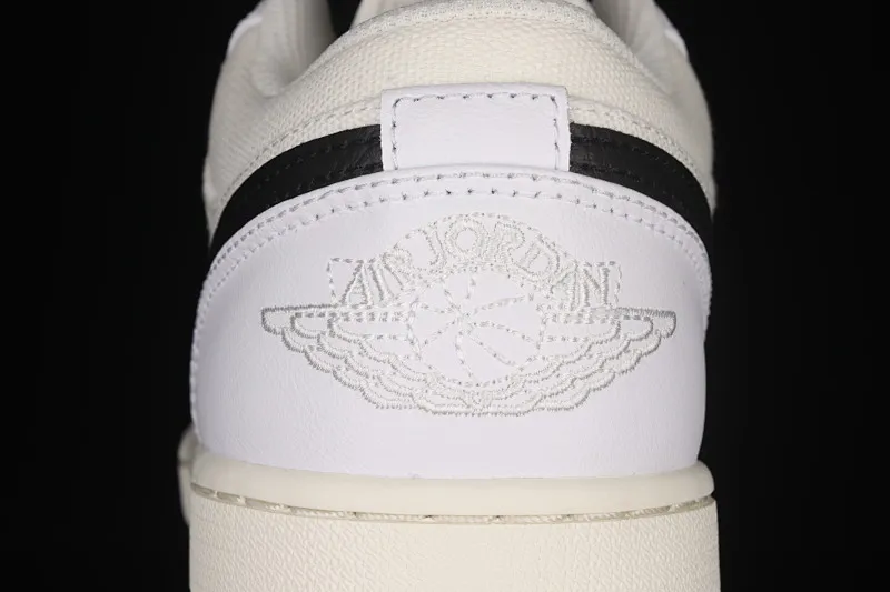 All categories Air Jordan Jordan series basketball shoes Air Jordan 1 Low G version pure original Air Jordan 1 Low AJ1 Joe 1 white and black canvas stitching low-top cultural leisure sports shoes DC3533-100